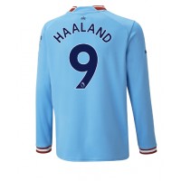 Fotbalové Dres Manchester City Erling Haaland #9 Domácí 2022-23 Dlouhý Rukáv